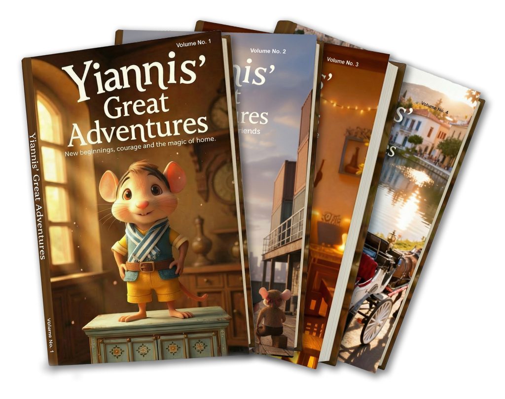 Yiannis' Great Adventures children's book series - all four books