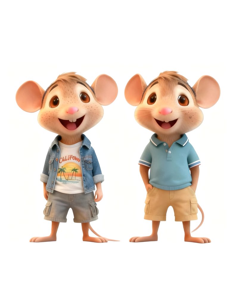 Ricky and Rusty - Yiannis' Great Adventures children's book characters