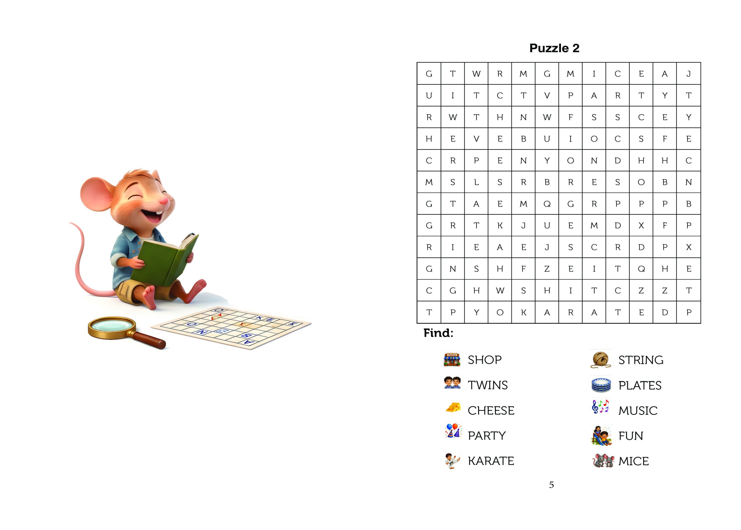 Yiannis’ Great Adventures - Comprehension Work Book Vol. 2 Word Search Puzzles & Multiple Choice Questions - Image 3